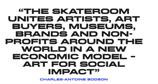 Hier sehen Sie ein Zitat von Charles-Antoine Bodson, Gründer von The Skateroom