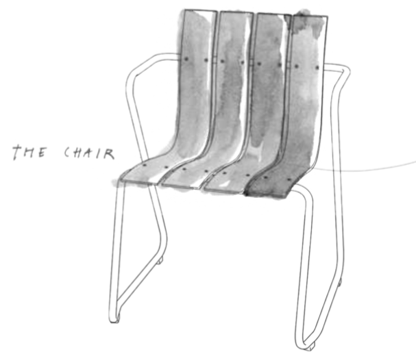 Illustration des Ocean Chairs von Mater